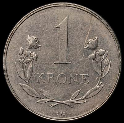 修遠堂世界钱币第108期 - 1960年皇家格陵兰贸易公司1克朗