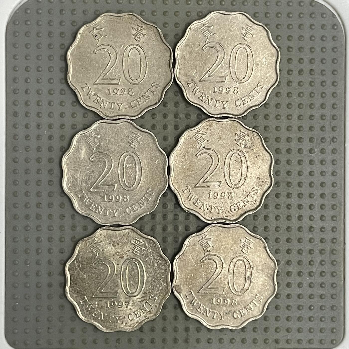 2026年第37场各国散币拍卖（总第187场） 香港二毫6枚