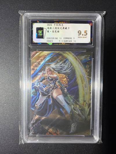 NO.28 好又多金牌大场，每周一站式配齐，方便凑单！（周6晚9点截拍，卖家送拍0抽成！） - 卡玩帕克 魂姬三国炫光典藏卡 徐晃姬 9.5分