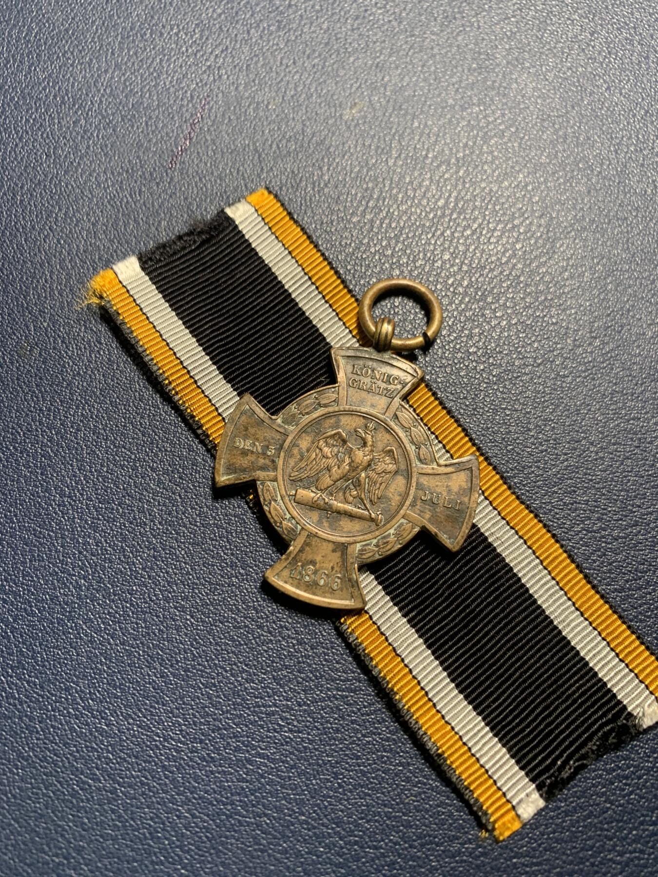 欢度清明，直接出价就行，这场不读秒到点直接结拍。 普鲁士普奥战争奖章