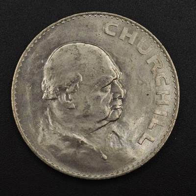 【淘币小摊】实时拍第八百八十一拍   小银币散币场    每周一统一发货 - 英国1965年丘吉尔克朗纪念币