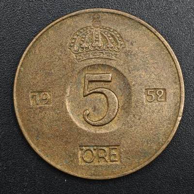 【淘币小摊】实时拍第八百八十一拍   小银币散币场    每周一统一发货 - 瑞典1952年5欧尔铜币