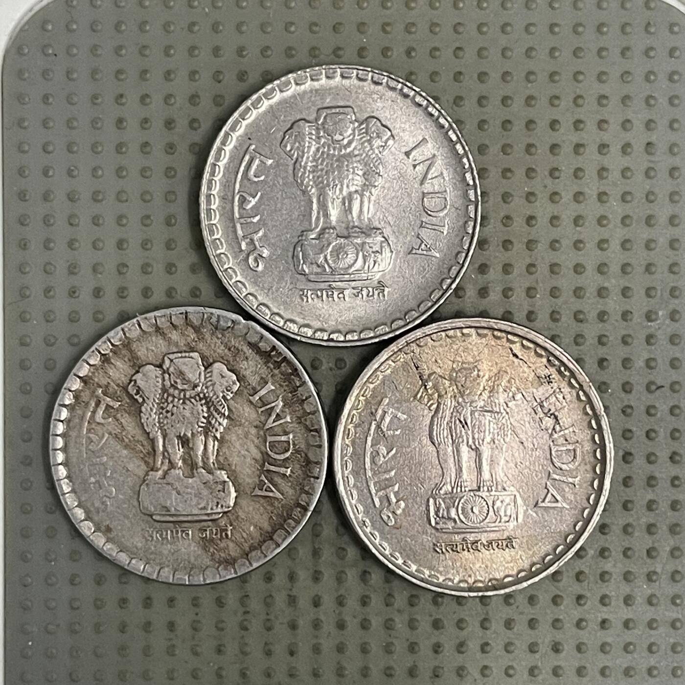 2026年第37场各国散币拍卖（总第187场） 印度5卢比3枚