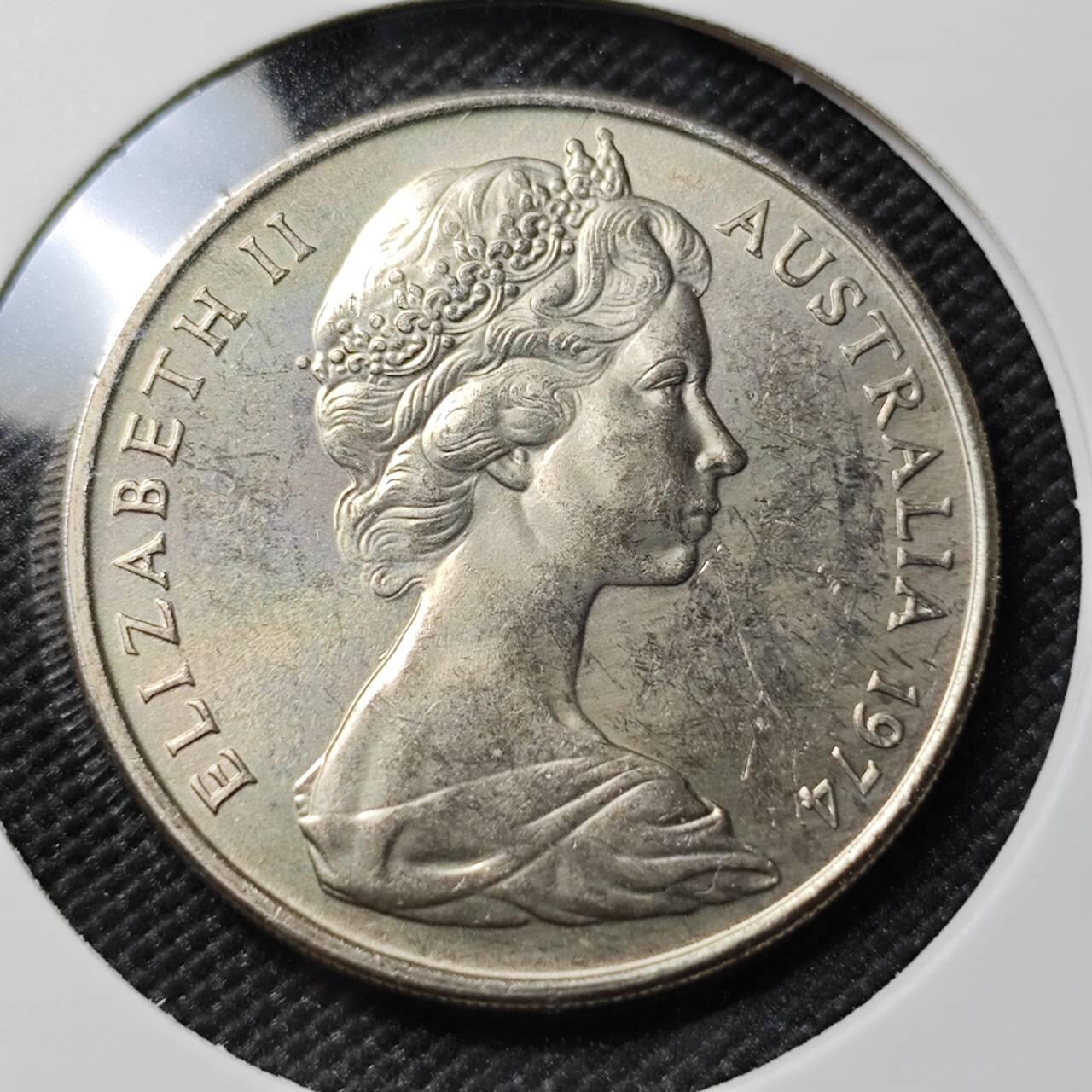 KK钱币收藏小铺   套币专场 2月预留时间 周末发货  1970澳大利亚20便士