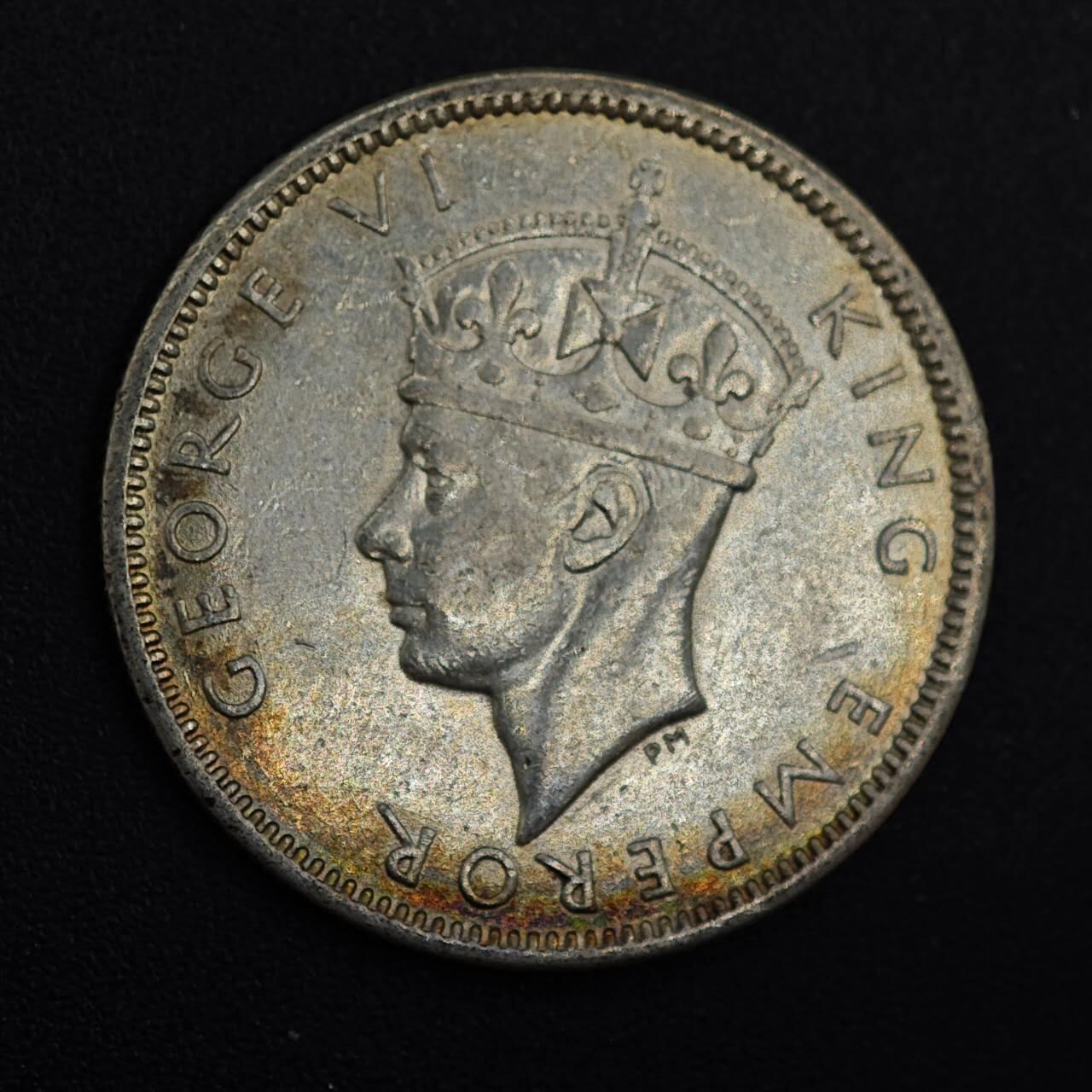 【淘币小摊】实时拍第八百八十一拍   小银币散币场    每周一统一发货 斐济1942年乔治六世一先令银币