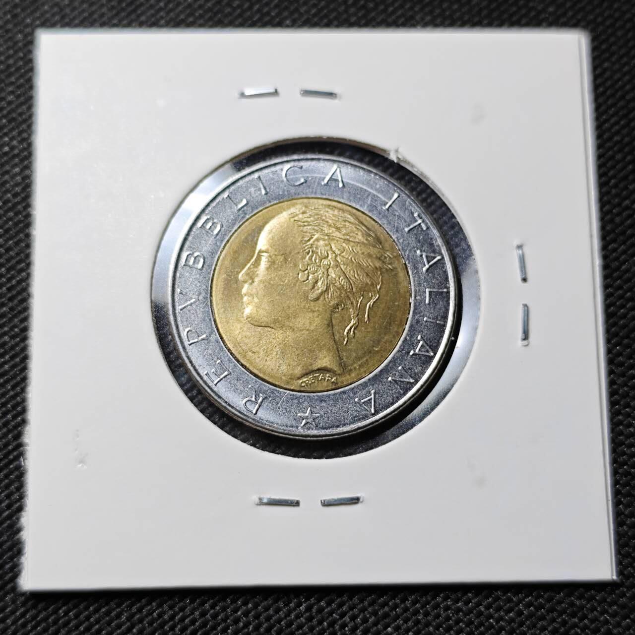 KK钱币收藏小铺   套币专场 2月预留时间 周末发货  意大利500里拉双色币