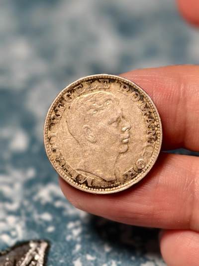 抚柳草堂-第十八期章牌钱币  奖章勋章限时免佣 满百包邮 放漏专场 - 1942罗马尼亚王国米哈伊尔一世200列伊银币 重6g 老包浆状态舒适