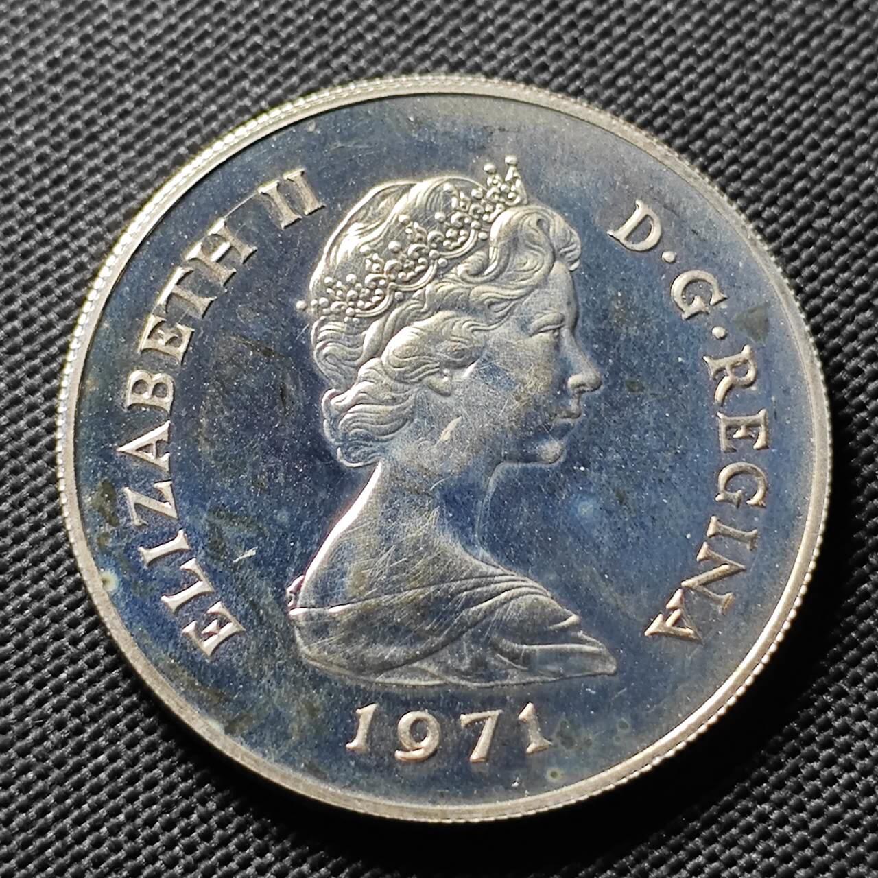 KK钱币收藏小铺   套币专场 2月预留时间 周末发货  1971直布罗陀25便士 无尾猴