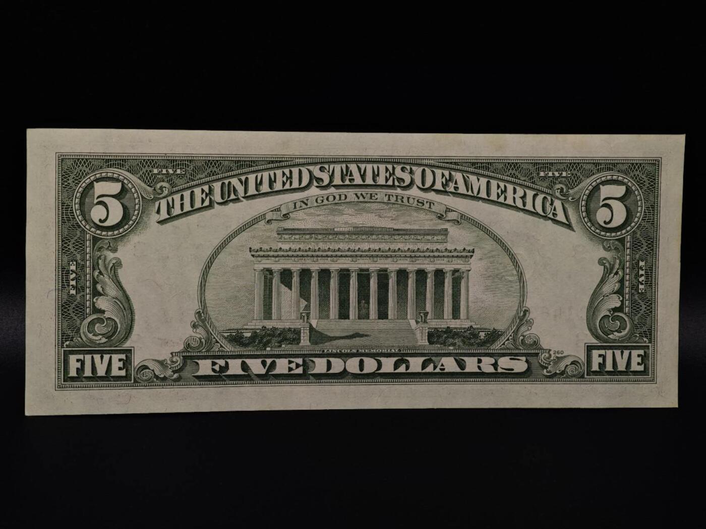  【淘币小摊】限时拍第八百八十二拍   纸币场    每周一统一发货 美国5美元纸币