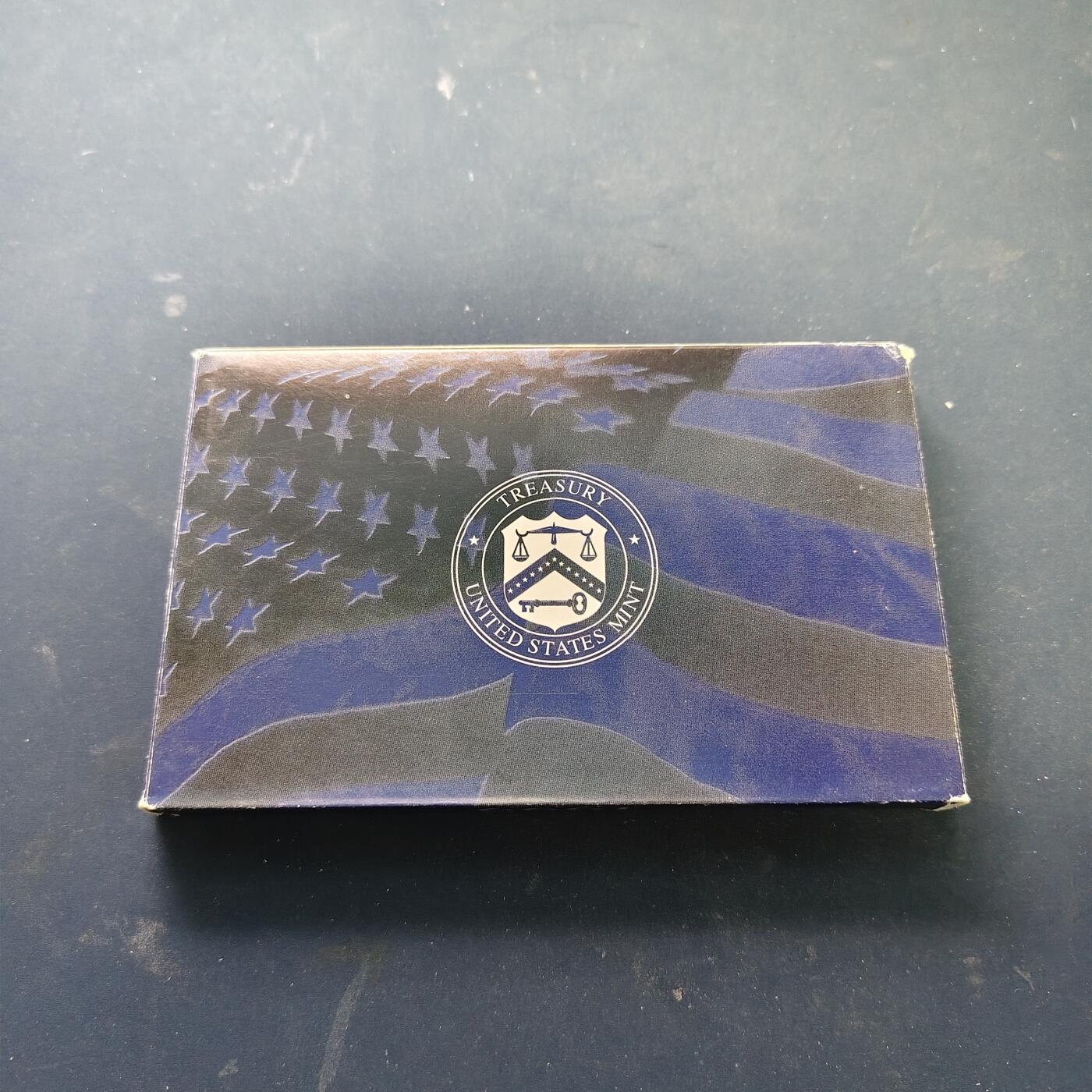 【全场包邮】纯粹捡漏拍515场 美国1999年官方封装精制套币（流通币一盒+州币一盒）-盒证全