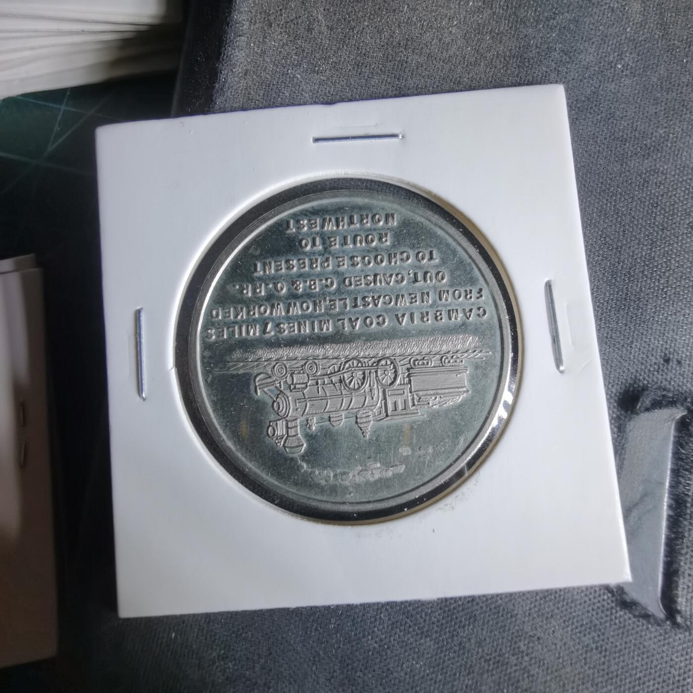 沼泽如烟--第1033场 1964年美国怀俄明州纽卡斯尔建市75周年纪念代币