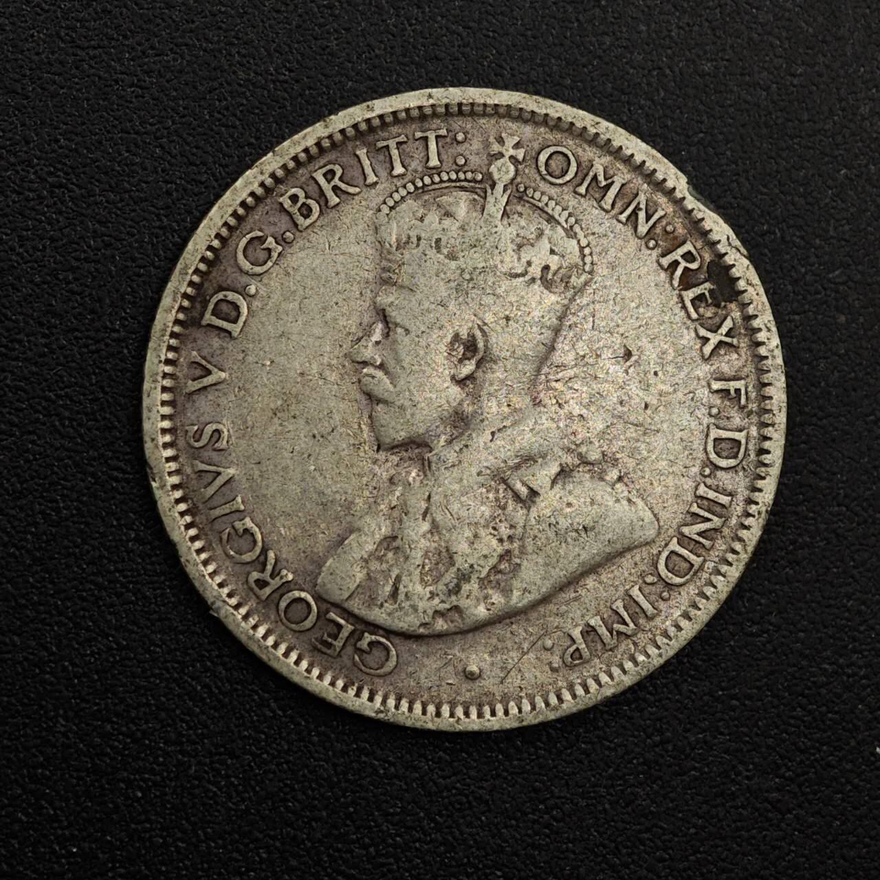 【淘币小摊】实时拍第八百八十一拍   小银币散币场    每周一统一发货 澳大利亚1926年乔治五世6便士银币