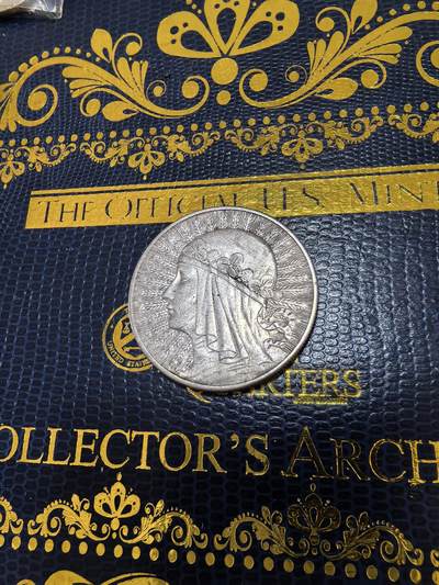 长老汇马年精选第十二场拍卖 - 1932波兰女王10兹罗提银币，22克750银