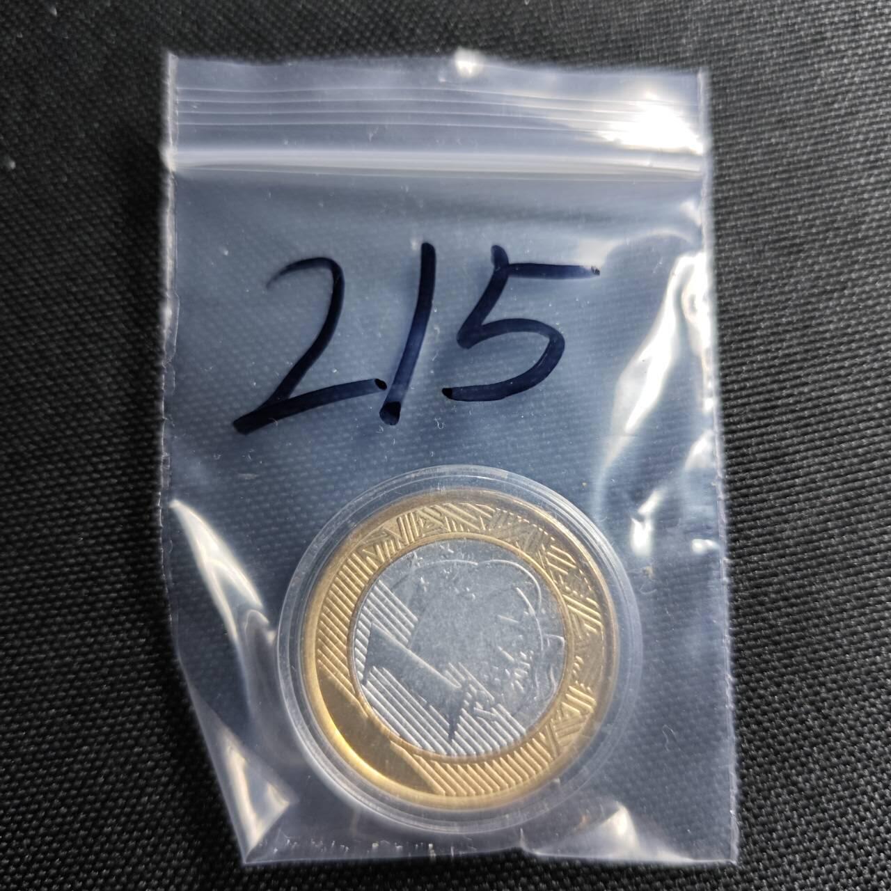 KK钱币收藏小铺   套币专场 2月预留时间 周末发货 巴西1瑞尔双色币纪念币 好品  