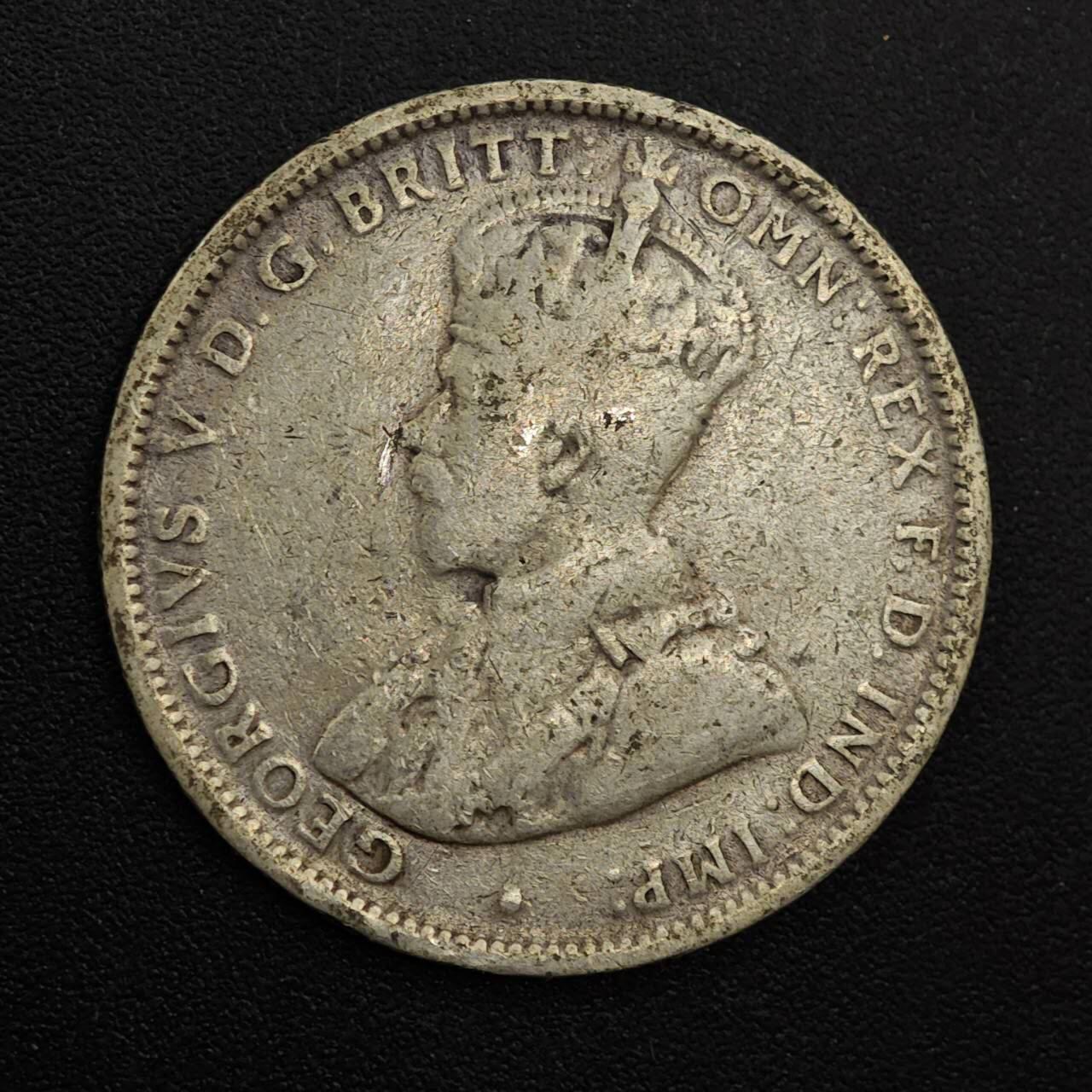 【淘币小摊】实时拍第八百八十一拍   小银币散币场    每周一统一发货 澳大利亚1915年乔治五世一先令银币