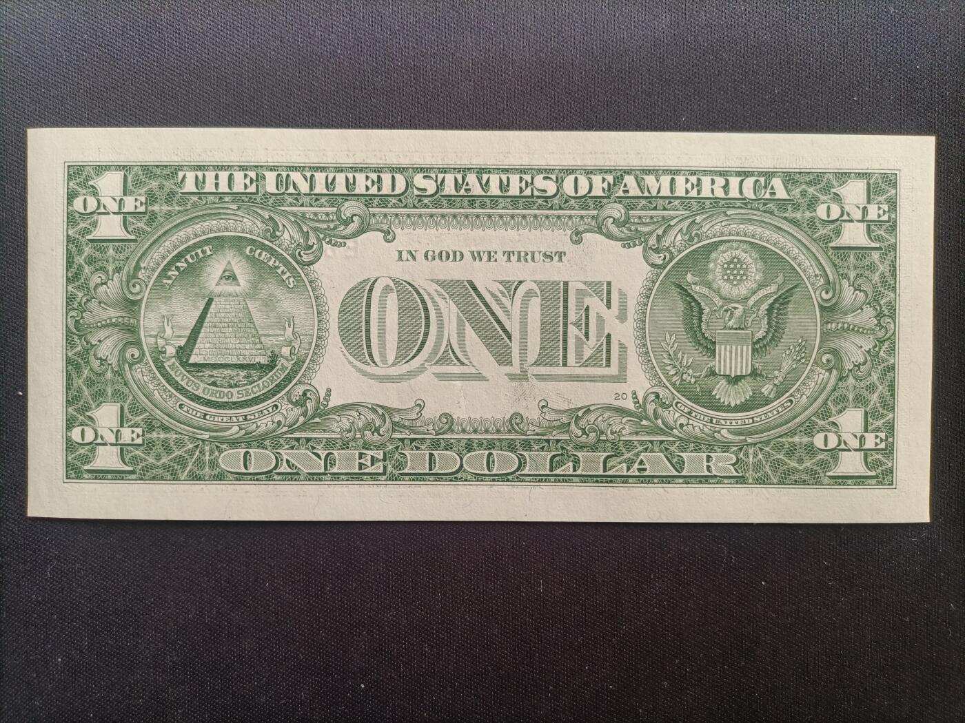 【游宝包邮场】马年第17期 精品单钞场 周日截拍 美国-1美元【SERIES-2013 E-里士满 豹子号111 全新UNC】