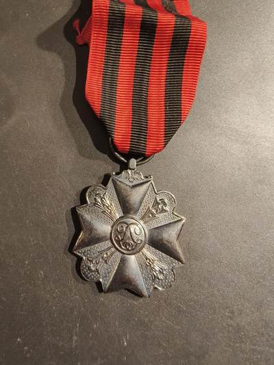 老王徽章第188期 - 比利时银级民事功绩奖章