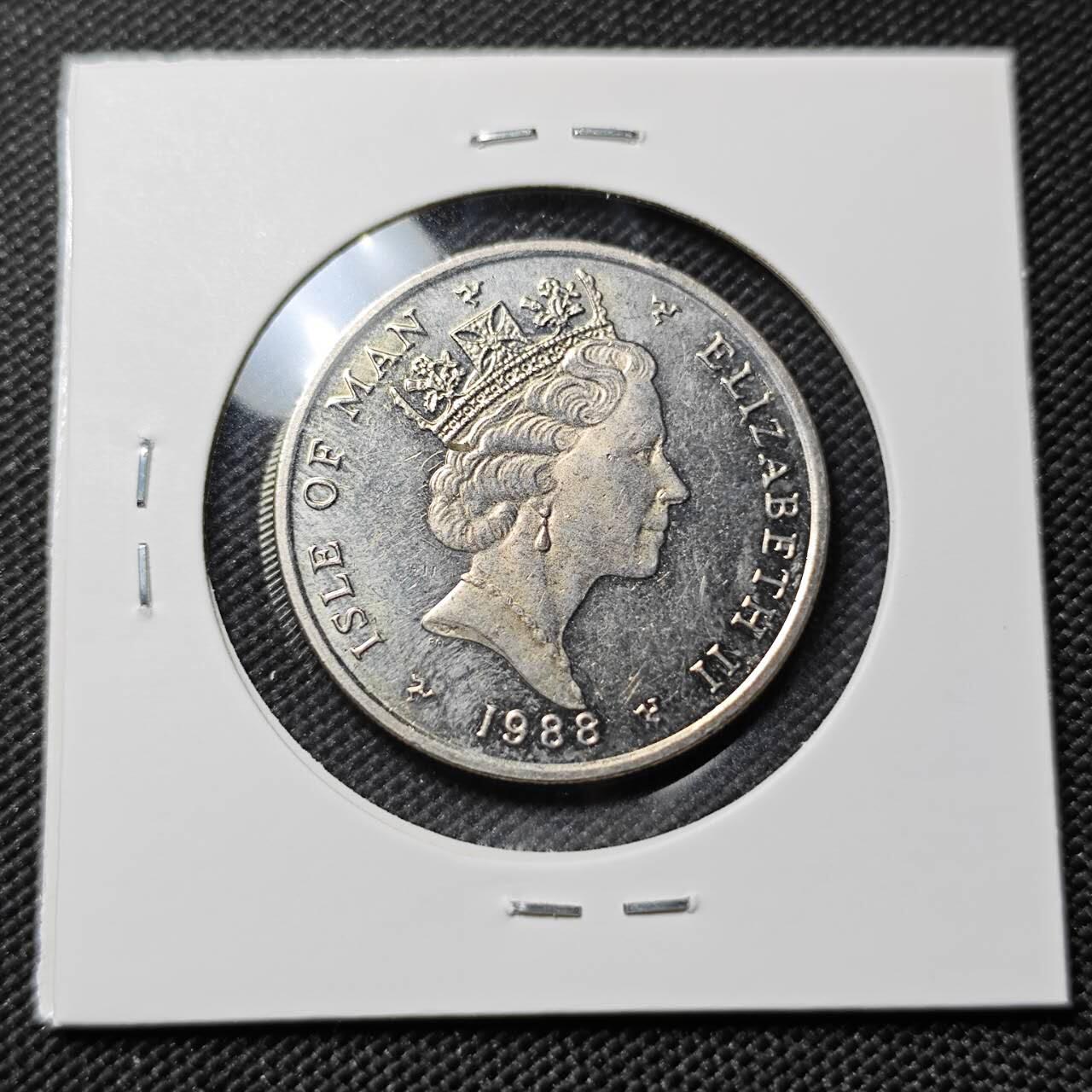 KK钱币收藏小铺   套币专场 2月预留时间 周末发货  1988马恩岛10便士