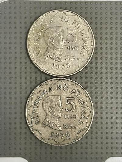 2026年第37场各国散币拍卖（总第187场） - 菲律宾5比索2枚