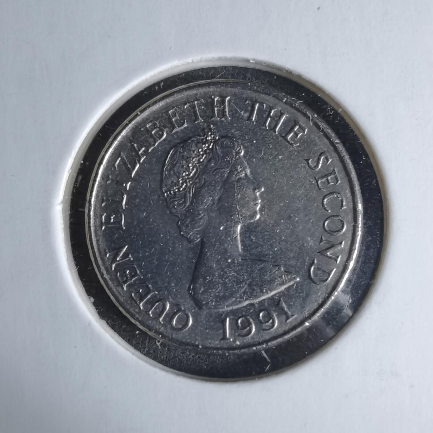 沼泽如烟--第1029场 泽西1991年10便士