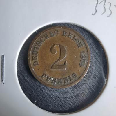 沼泽如烟--第1033场 - 德国1874年2芬尼