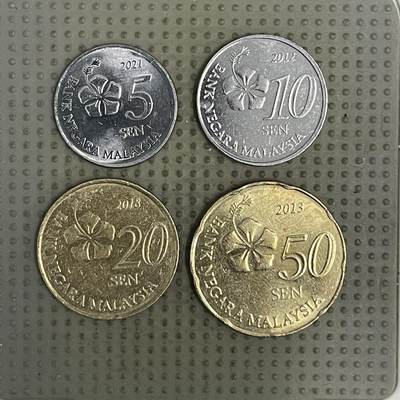 2026年第37场各国散币拍卖（总第187场） - 马来西亚新版4枚