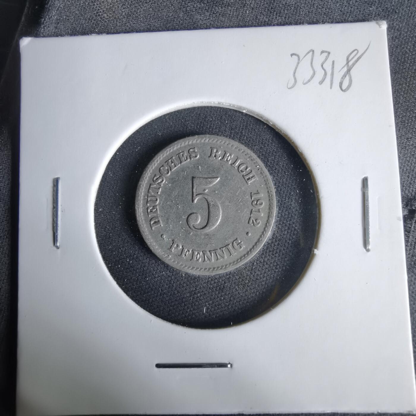 沼泽如烟--第1033场 德国1912年5芬尼