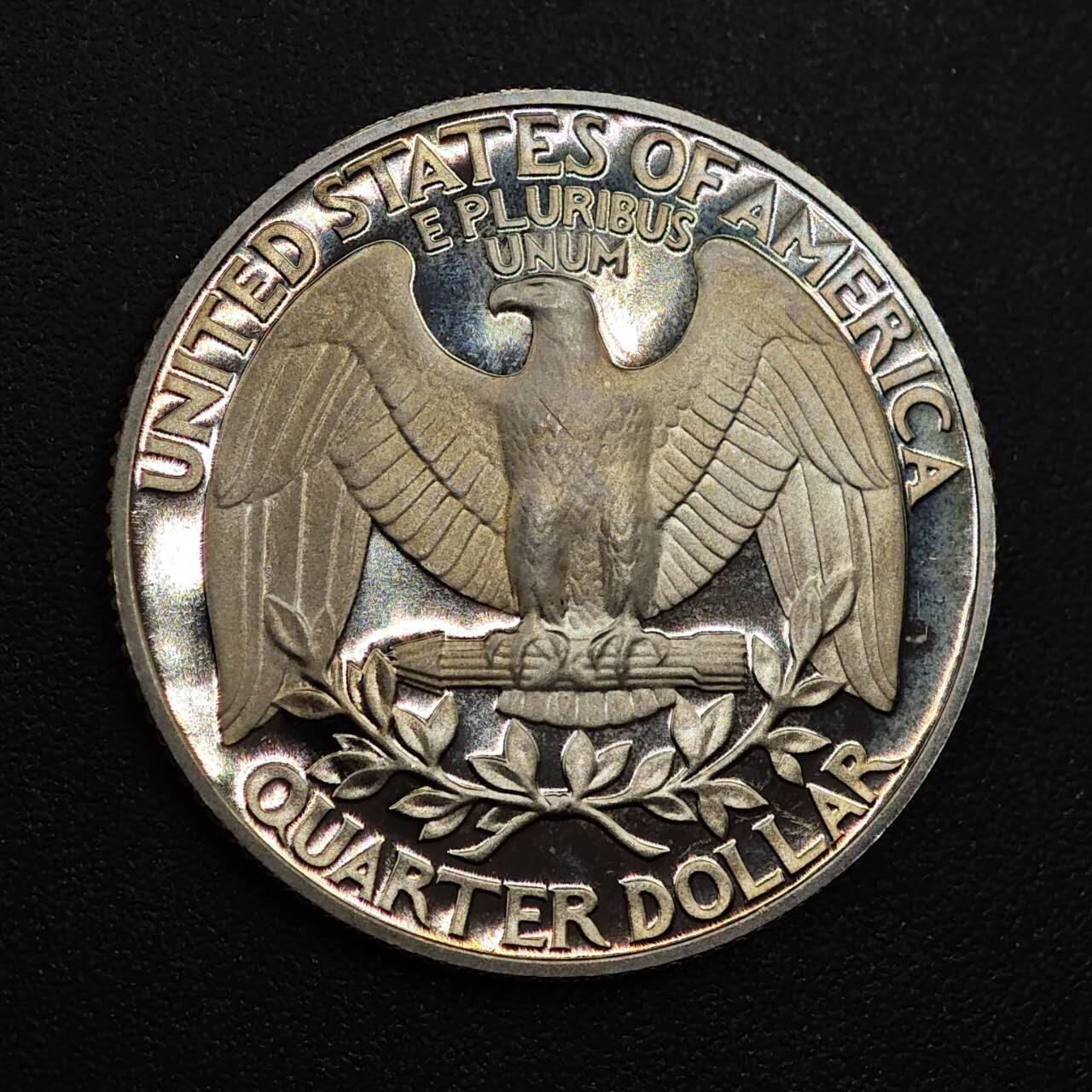 【淘币小摊】实时拍第八百八十一拍   小银币散币场    每周一统一发货 美国1987年25分精制币