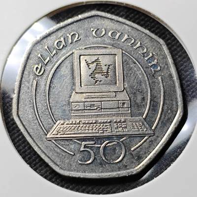 KK钱币收藏小铺   套币专场 2月预留时间 周末发货 - 1988 马恩岛50便士