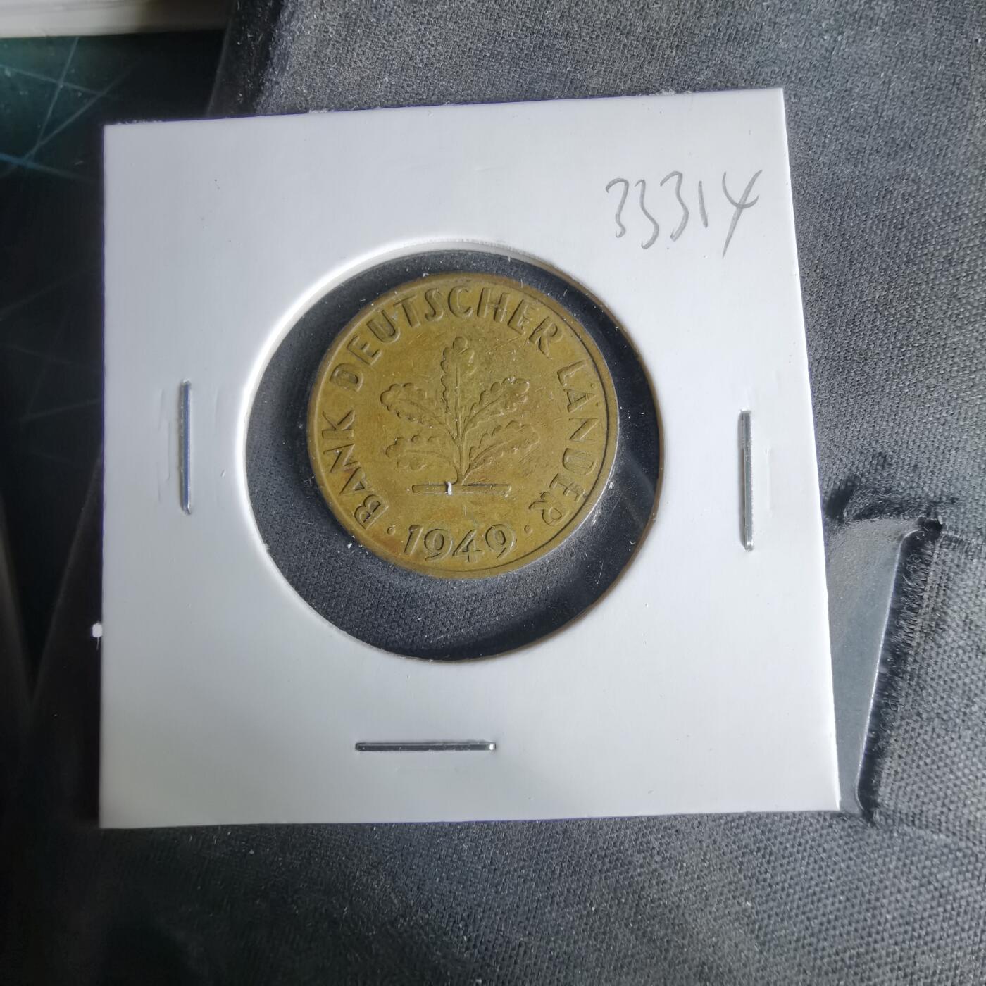 沼泽如烟--第1033场 德国1949年10芬尼