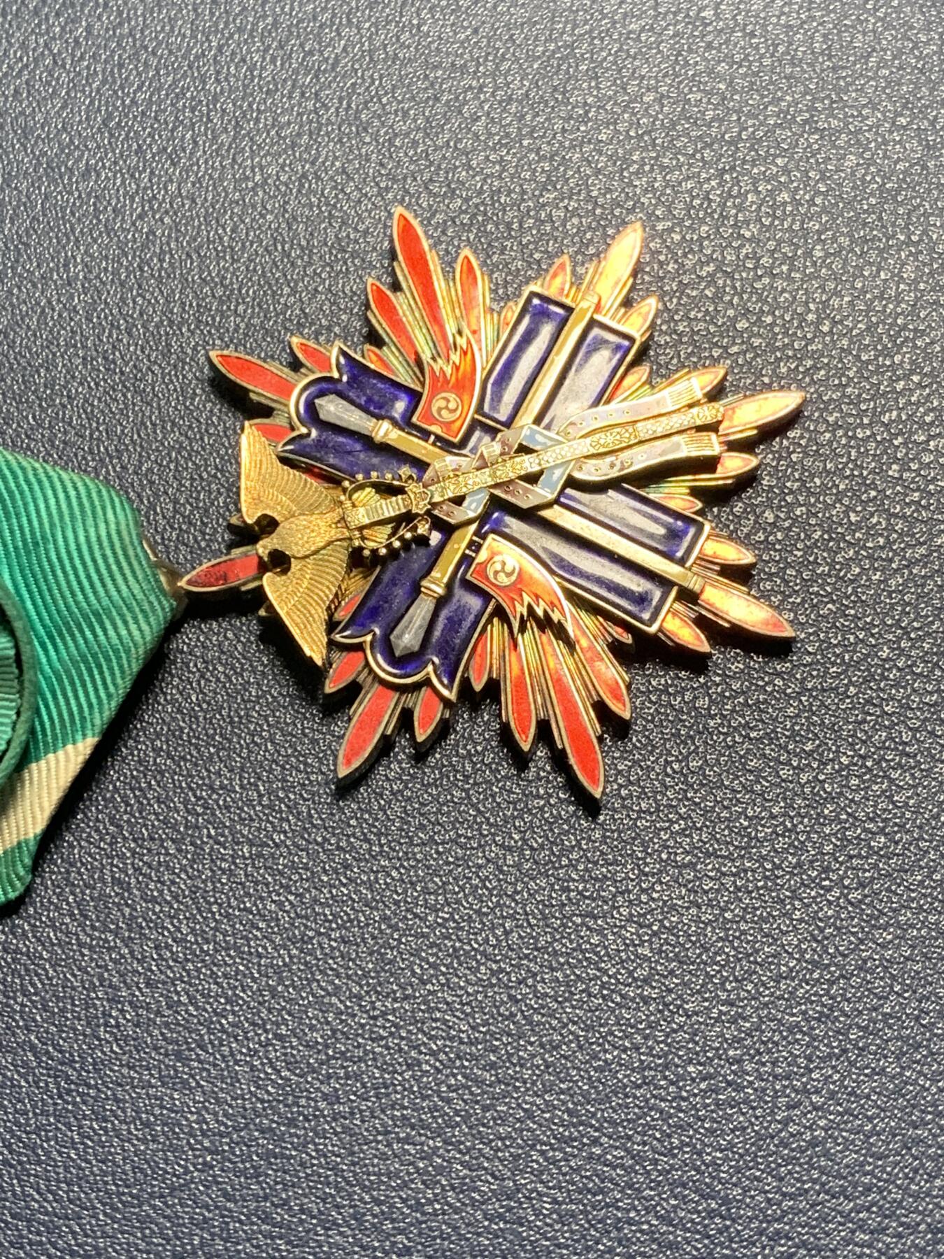 功四级金鵄勋章，4鸟，好品单章