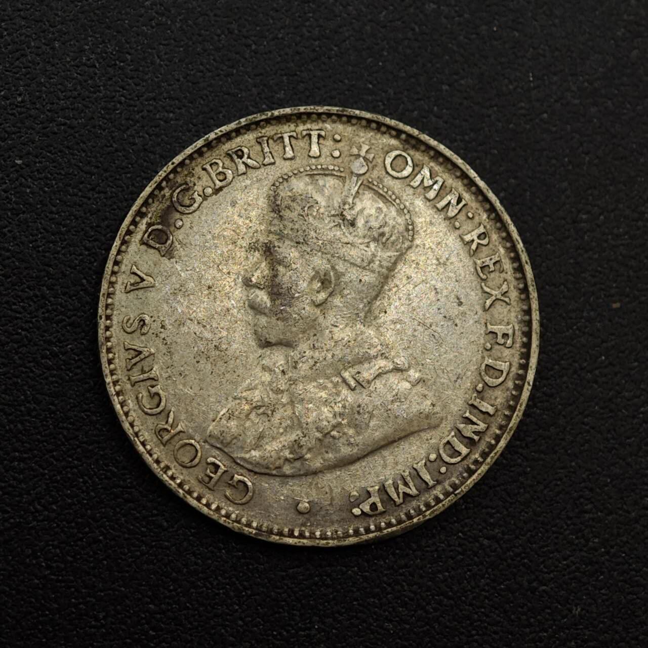 【淘币小摊】实时拍第八百八十一拍   小银币散币场    每周一统一发货 澳大利亚1928年乔治五世3便士银币