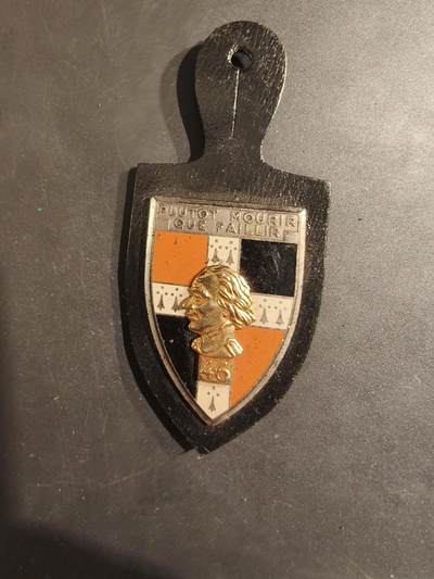 老王徽章第188期 - 法国陆军第46步兵团证章