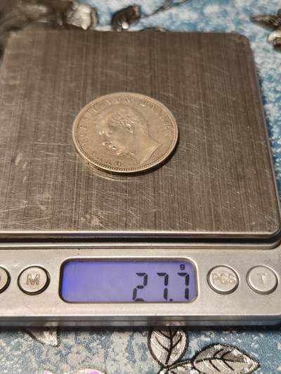 抚柳草堂-第二十六期章牌钱币  奖章勋章 满百包邮 放漏专场 1903德国巴伐利亚D标奥托国王 5马克大银币 重27.7g 淡淡的黄油彩光 非常漂亮的一枚