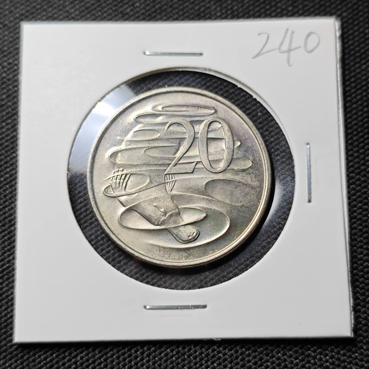 KK钱币收藏小铺   套币专场 2月预留时间 周末发货  1970澳大利亚20便士