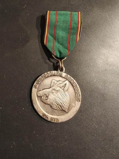 老王徽章第188期 - 比利时陆军“阿登猎人”行军竞赛纪念章