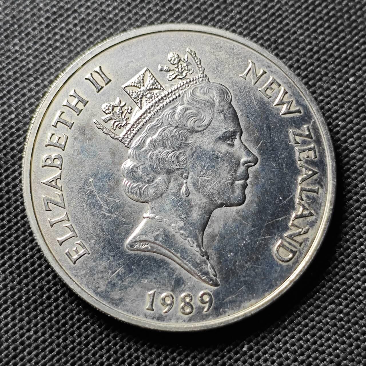 KK钱币收藏小铺   套币专场 2月预留时间 周末发货  1989新西兰1元纪念币