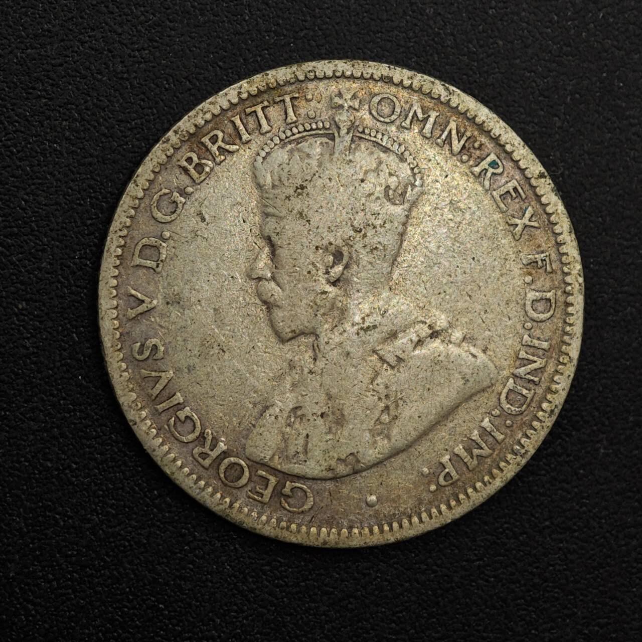 【淘币小摊】实时拍第八百八十一拍   小银币散币场    每周一统一发货 澳大利亚1927年乔治五世6便士银币