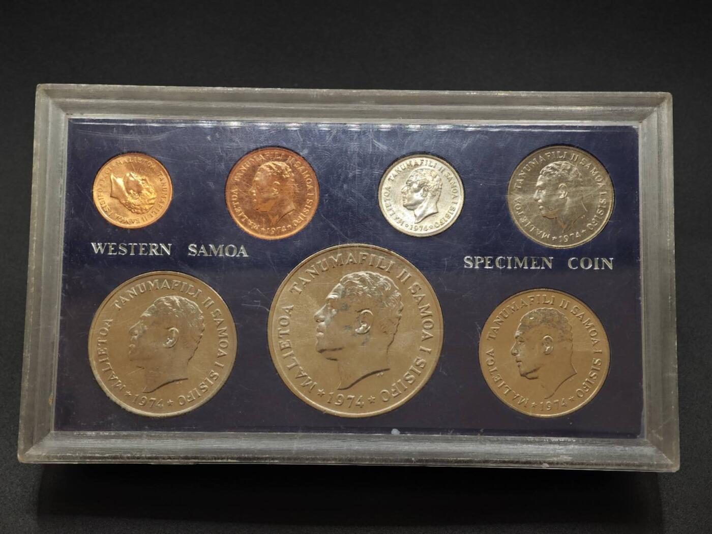 【淘币小摊】实时拍第八百八十一拍   小银币散币场    每周一统一发货 萨摩亚1974年套币