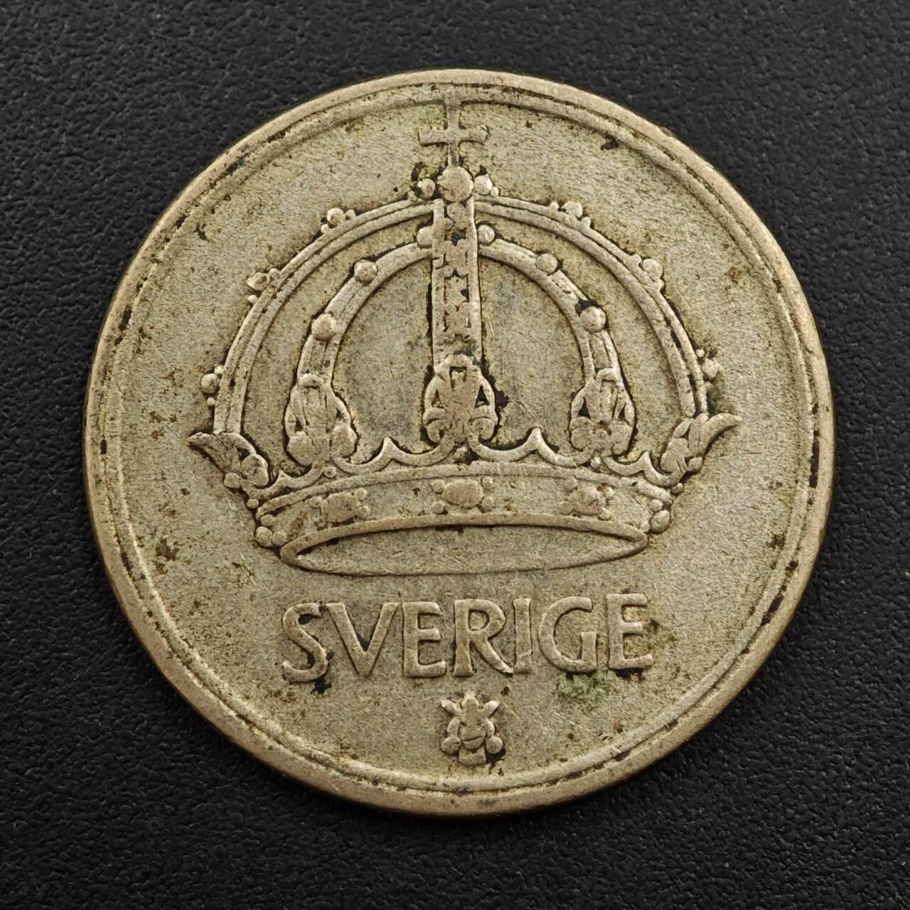 【淘币小摊】实时拍第八百八十一拍   小银币散币场    每周一统一发货 瑞典1945年50欧尔银币