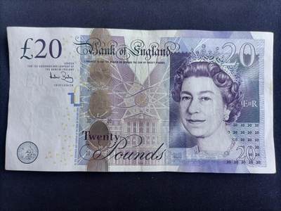 【游宝包邮场】马年第17期 精品单钞场 周日截拍 - 英国-20镑【2006版 F序列-一签 流通好品VF】