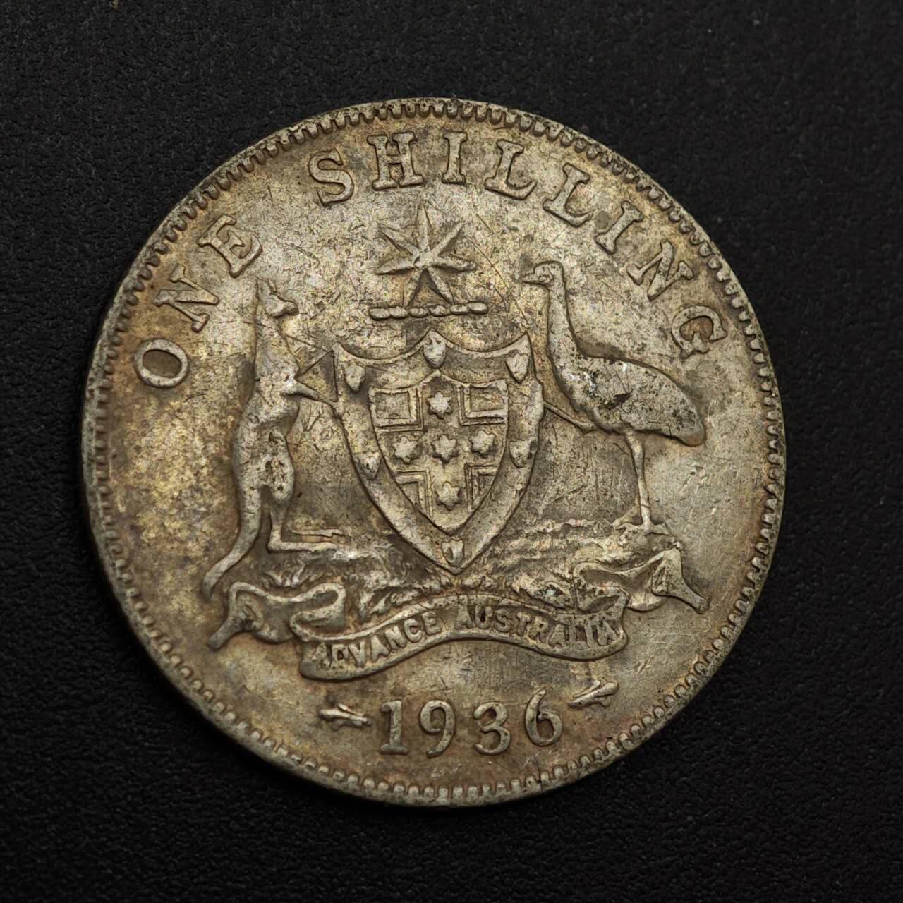 【淘币小摊】实时拍第八百八十一拍   小银币散币场    每周一统一发货 澳大利亚1936年乔治五世一先令银币