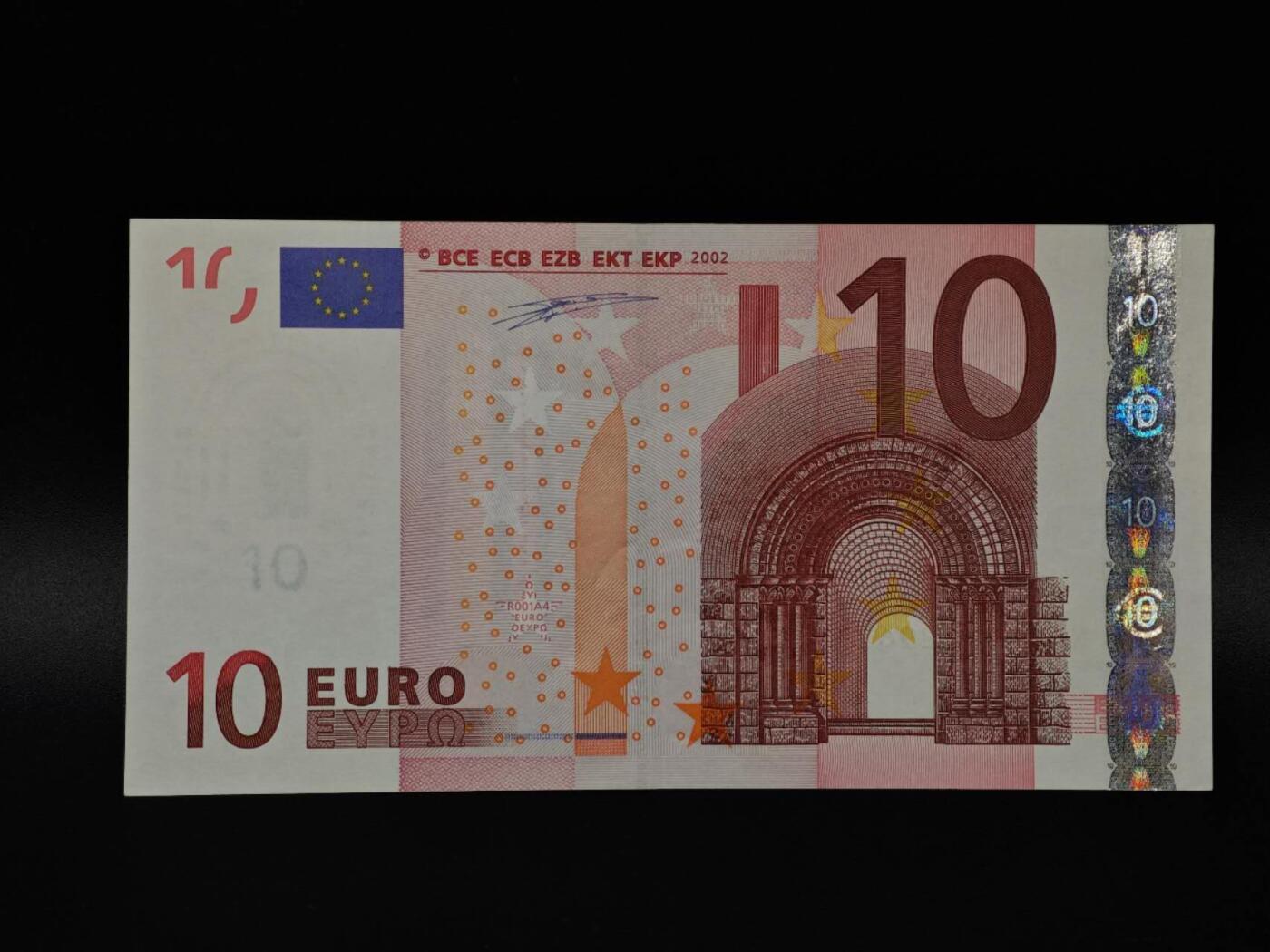  【淘币小摊】限时拍第八百八十二拍   纸币场    每周一统一发货 10欧元纸币【有折】