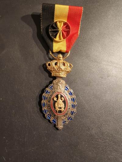 老王徽章第188期 - 比利时金级劳工奖章