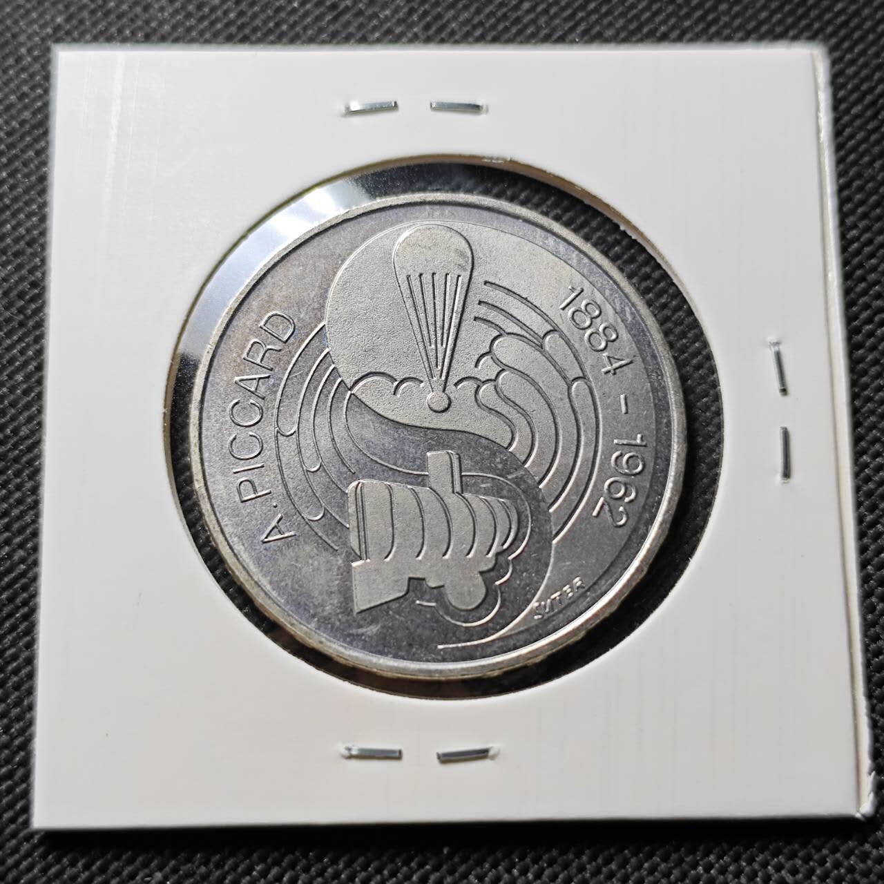 KK钱币收藏小铺   套币专场 2月预留时间 周末发货  1984瑞士5法郎纪念币 少见主题