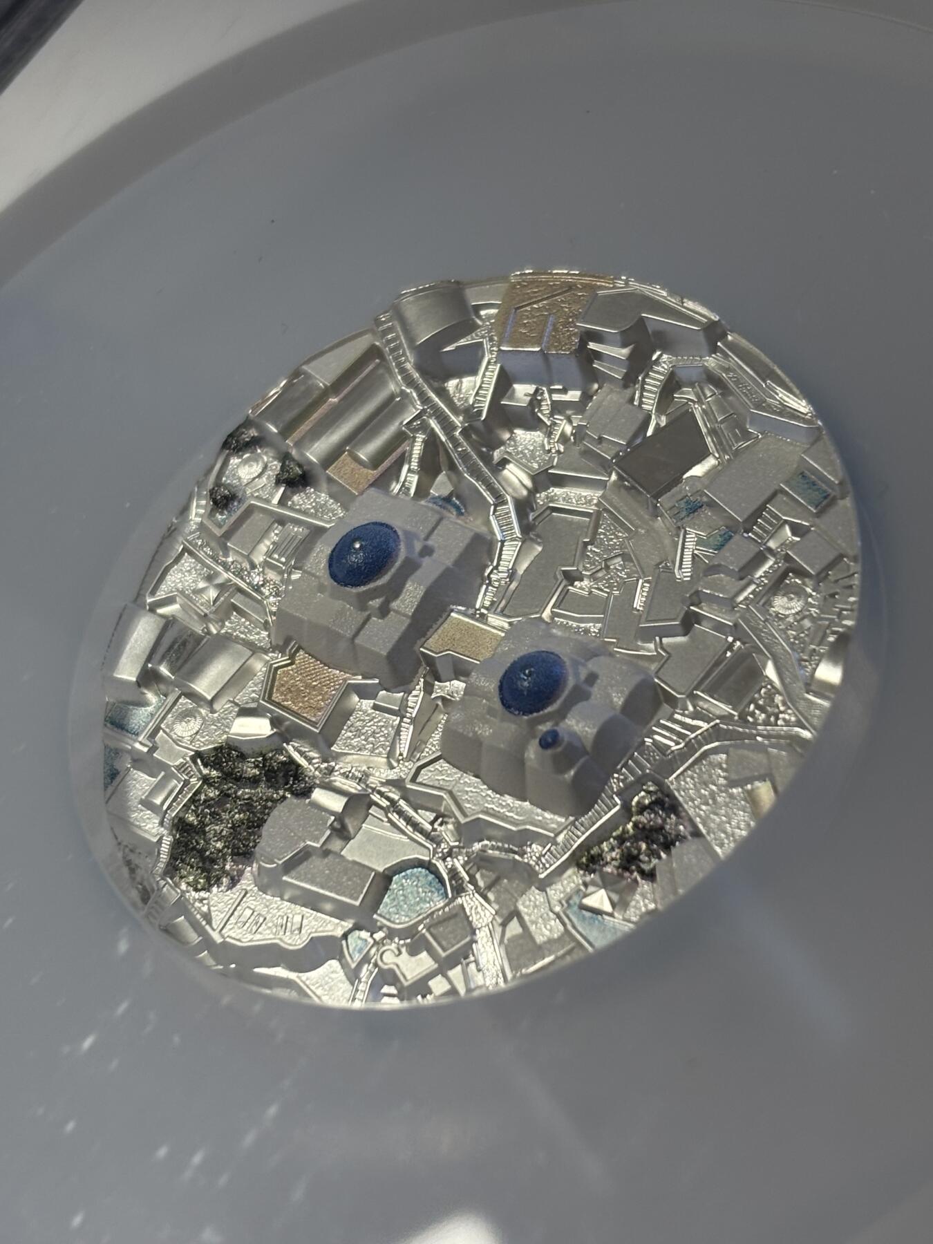 第195期拍卖 库克2024年圣托里尼岛高浮雕5盎司纪念银币NGC-PF70首，999银，发行555枚