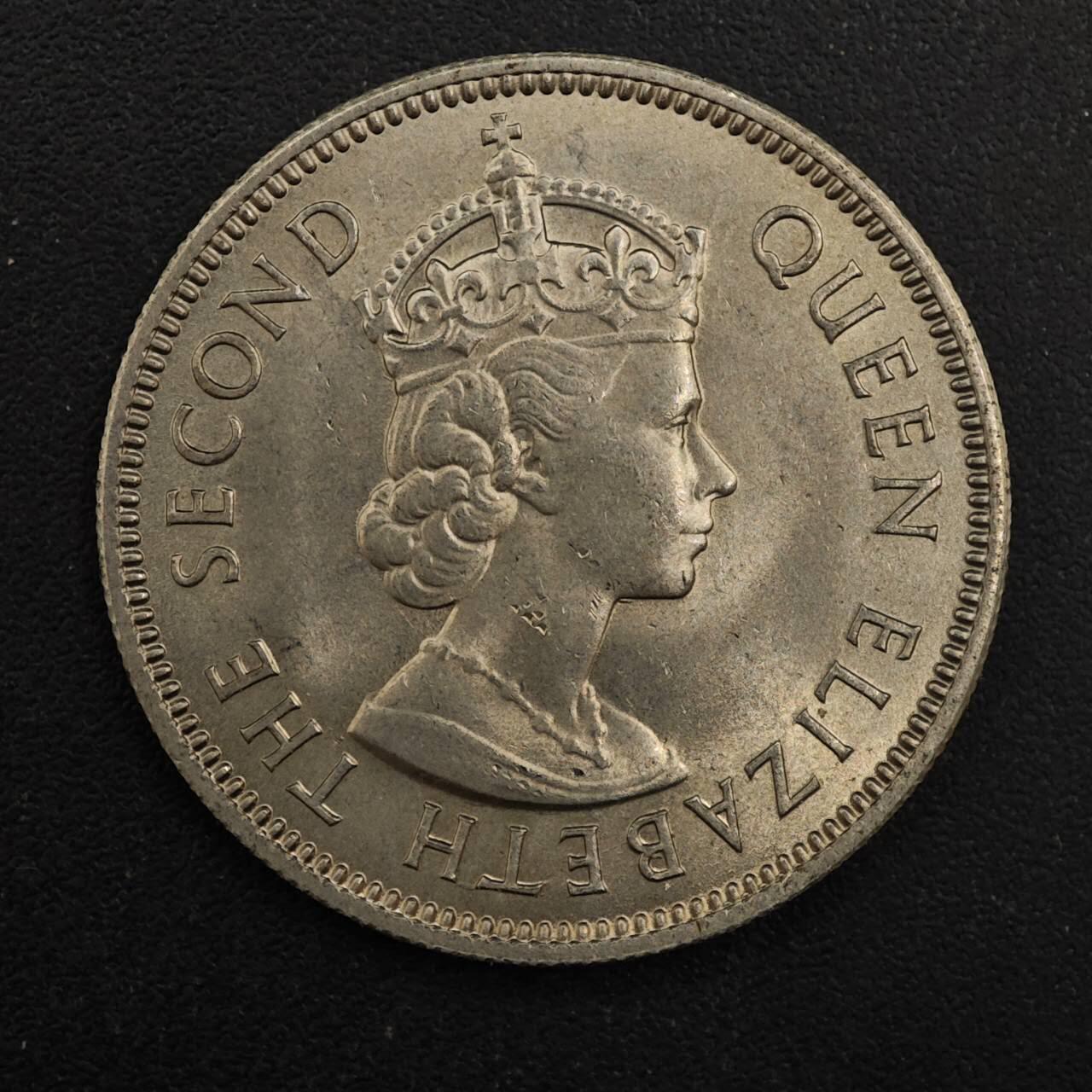 【淘币小摊】实时拍第八百八十一拍   小银币散币场    每周一统一发货 斐济1965年伊丽莎白二世一先令镍币