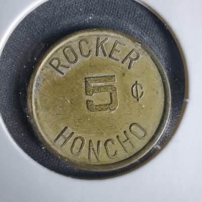 沼泽如烟--第1033场 - 驻韩美军K-14基地“Rocker Honcho”士官食堂5美分军用代币