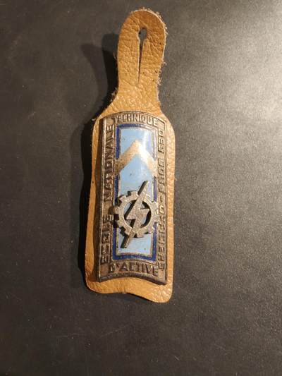 老王徽章第188期 - 法国陆军现役技术士官军事学院证章