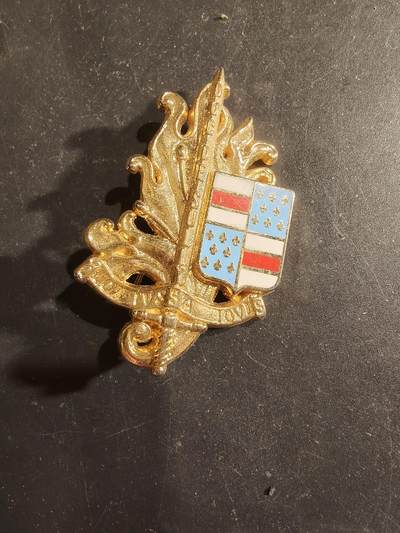 老王徽章第188期 - 法国陆军专职勤务学院第8届“苏利公爵”届学员毕业证章